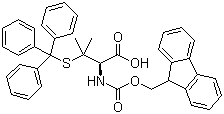 structure of CAS# 201531-88-6, Fmoc-S-三苯甲基-L-青霉胺