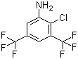 structure of CAS# 201593-90-0, 3,5-双(三氟甲基)-2-氯苯胺
