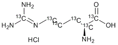 CAS 登录号：201740-91-2, L-精氨酸-<sup>13</sup>C<sub>6</sub>盐酸盐