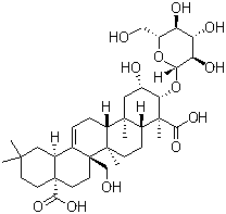 CAS # 20183-47-5, Tenuifolin, 2beta,27-Dihydroxy-3beta-(beta-D-glucopyranosyloxy)oleana-12-ene-23,28-dioic acid