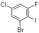 structure of CAS# 201849-16-3, 1-Bromo-5-chloro-3-fluoro-2-iodobenzene
