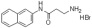 CAS 登录号：201985-01-5, 3-氨基-N-2-萘基丙酰胺单氢溴酸盐