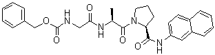 CAS # 202001-62-5, N-[(Phenylmethoxy)carbonyl]glycyl-L-alanyl-N-2-naphthalenyl-L-prolinamide