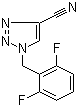 CAS 登录号：202003-06-3, 4-氰基-1-(2,6-二氟苄基)-1H-1,2,3-三氮唑