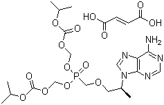 structure of CAS# 202138-50-9, Tenofovir disoproxil fumarate