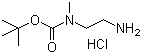 structure of CAS# 202207-78-1, N-叔丁氧羰基-N-甲基乙二胺盐酸盐
