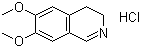 structure of CAS# 20232-39-7, 6,7-二甲氧基-3,4-二氢异喹啉盐酸盐