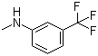 structure of CAS# 2026-70-2, N-Methyl-3-(trifluoromethyl)aniline