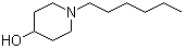 1-Hexylpiperidin-4-ol molecular structure (CAS 202647-21-0)