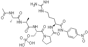 CAS # 202739-37-5, N-Acetyl-L-alanyl-L-alanyl-O-phosphono-L-seryl-L-prolyl-N-(4-nitrophenyl)-L-argininamide