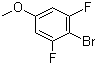 structure of CAS# 202865-61-0, 4-溴-3,5-二氟苯甲醚
