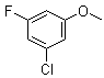structure of CAS# 202925-08-4, 3-Chloro-5-fluoroanisole