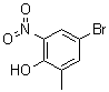 CAS # 20294-50-2, 4-Bromo-6-methyl-2-nitrophenol