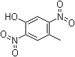 CAS # 20294-52-4, 4-Methyl-2,5-dinitrophenol, 2,5-Dinitro-p-cresol