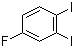 1,2-Diiodo-4-fluorobenzene molecular structure (CAS 203059-85-2)