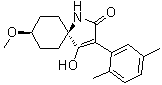 structure of CAS# 203312-38-3, 顺式-3-(2,5-二甲基苯基)-4-羟基-8-甲氧基-1-氮杂螺[4.5]癸-3-烯-2-酮