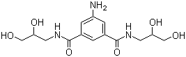 structure of CAS# 203515-86-0, 5-氨基-N,N'-二(2,3-二羟基丙基)间苯二甲酰胺