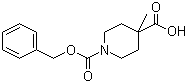 structure of CAS# 203522-12-7, N-Cbz-4-甲基-4-哌啶甲酸