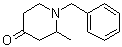 1-Benzyl-2-methylpiperidin-4-one molecular structure (CAS 203661-73-8)