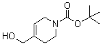 structure of CAS# 203663-26-7, 4-Hydroxymethyl-3,6-dihydro-2H-pyridine-1-carboxylic acid tert-butyl ester