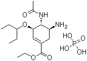 structure of CAS# 204255-11-8, 磷酸奥司他韦
