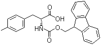 structure of CAS# 204260-38-8, Fmoc-4-methyl-D-phenylalanine