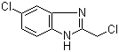 CAS 登录号：20443-38-3, 5-氯-2-氯甲基-1H-苯并咪唑