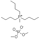 structure of CAS# 20445-88-9, 三丁基甲基鏻磷酸二甲酯盐