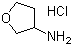 structure of CAS# 204512-94-7, Tetrahydrofuran-3-ylamine hydrochloride