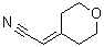 (Tetrahydro-2H-pyran-4-ylidene)acetonitrile molecular structure (CAS 204651-40-1)