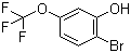 structure of CAS# 205371-26-2, 2-溴-5-三氟甲氧基苯酚