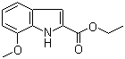 structure of CAS# 20538-12-9, Ethyl 7-methoxyindole-2-carboxylate