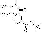 structure of CAS# 205383-87-5, 1,2-二氢-2-氧代螺[3H-吲哚-3,3'-吡咯烷]-1'-羧酸叔丁酯