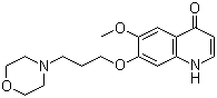 CAS 登录号：205448-38-0, 6-甲氧基-7-[3-(4-吗啉基)丙氧基]-4(1H)-喹啉酮