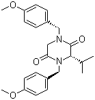 CAS # 205517-34-6, (R)-N,N'-Bis(p-methoxybenzyl)-3-isopropyl-piperazine-2,5-dione