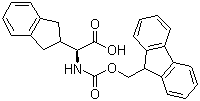 structure of CAS# 205526-39-2, N-芴甲氧羰基-L-2-茚满甘氨酸