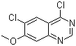 structure of CAS# 205584-69-6, 4,6-二氯-7-甲氧基喹唑啉