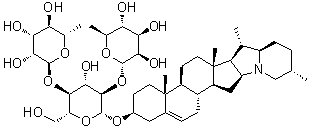 structure of CAS# 20562-03-2, alpha-查茄碱