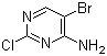 structure of CAS# 205672-25-9, 4-氨基-5-溴-2-氯嘧啶