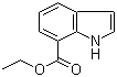 structure of CAS# 205873-58-1, 吲哚-7-甲酸乙酯