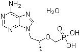 structure of CAS# 206184-49-8, Tenofovir monohydrate