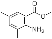 structure of CAS# 206551-23-7, 2-氨基-3,5-二甲基苯甲酸甲酯