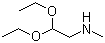 structure of CAS# 20677-73-0, 2,2-二乙氧基-N-甲基乙胺