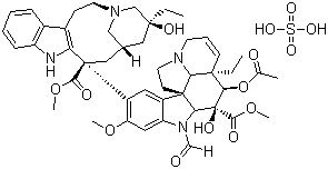 structure of CAS# 2068-78-2, 硫酸长春新碱