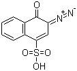 CAS 登录号：20680-48-2, 1,2-萘氧二唑-4-磺酸, 1,2-重氮氧基萘-4-磺酸