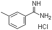 structure of CAS# 20680-59-5, 3-甲基苄脒盐酸盐