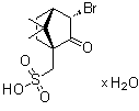 structure of CAS# 206860-46-0, (1S,3S,4S)-3-溴-7,7-二甲基-2-氧代双环[2.2.1]庚烷-1-甲烷磺酸水合物