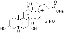 structure of CAS# 206986-87-0, 水合胆酸钠