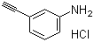 structure of CAS# 207226-02-6, 3-乙炔基苯胺盐酸盐