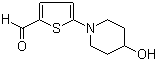 CAS # 207290-72-0, 5-(4-Hydroxypiperidino)-2-thiophenecarbaldehyde